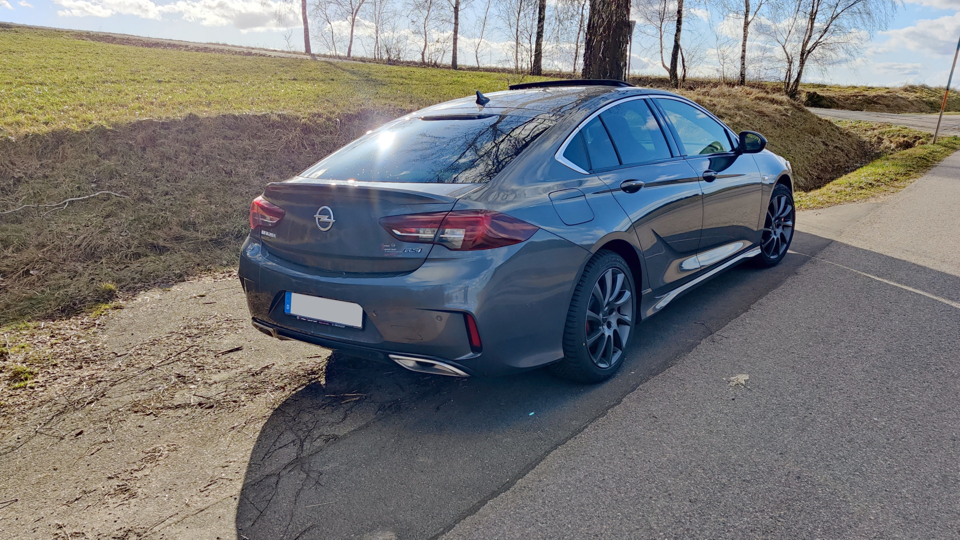 Opel Insignia GSi - Mondstein Grau Metallic - Irmscher Winterreifen