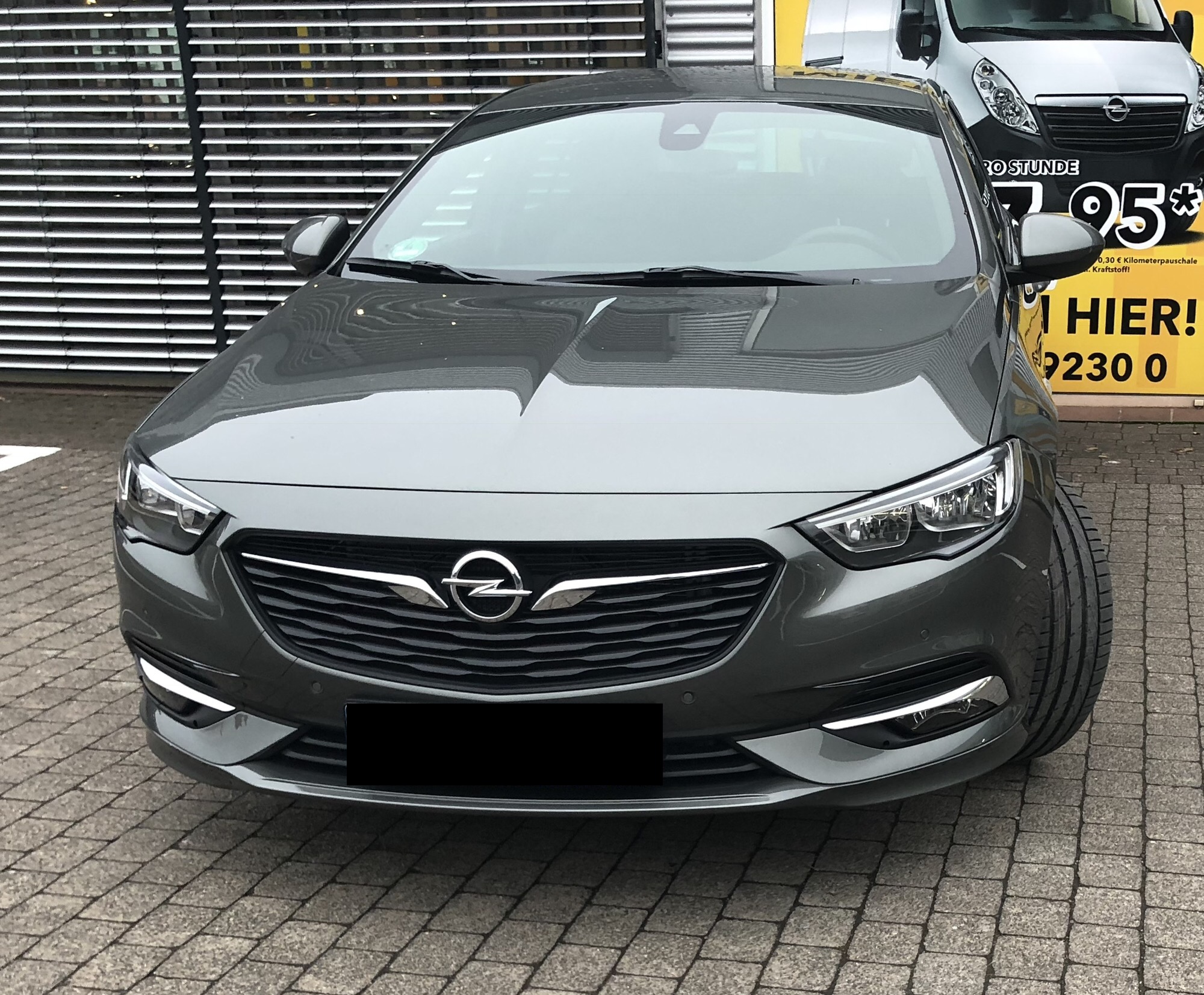 Technical grey opel